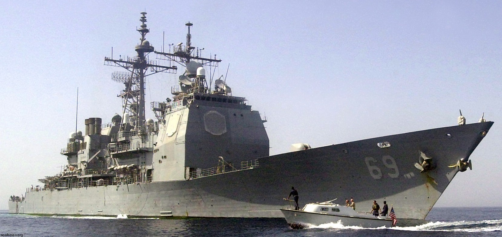 cg-69 uss vicksburg ticonderoga class guided missile cruiser us navy 60