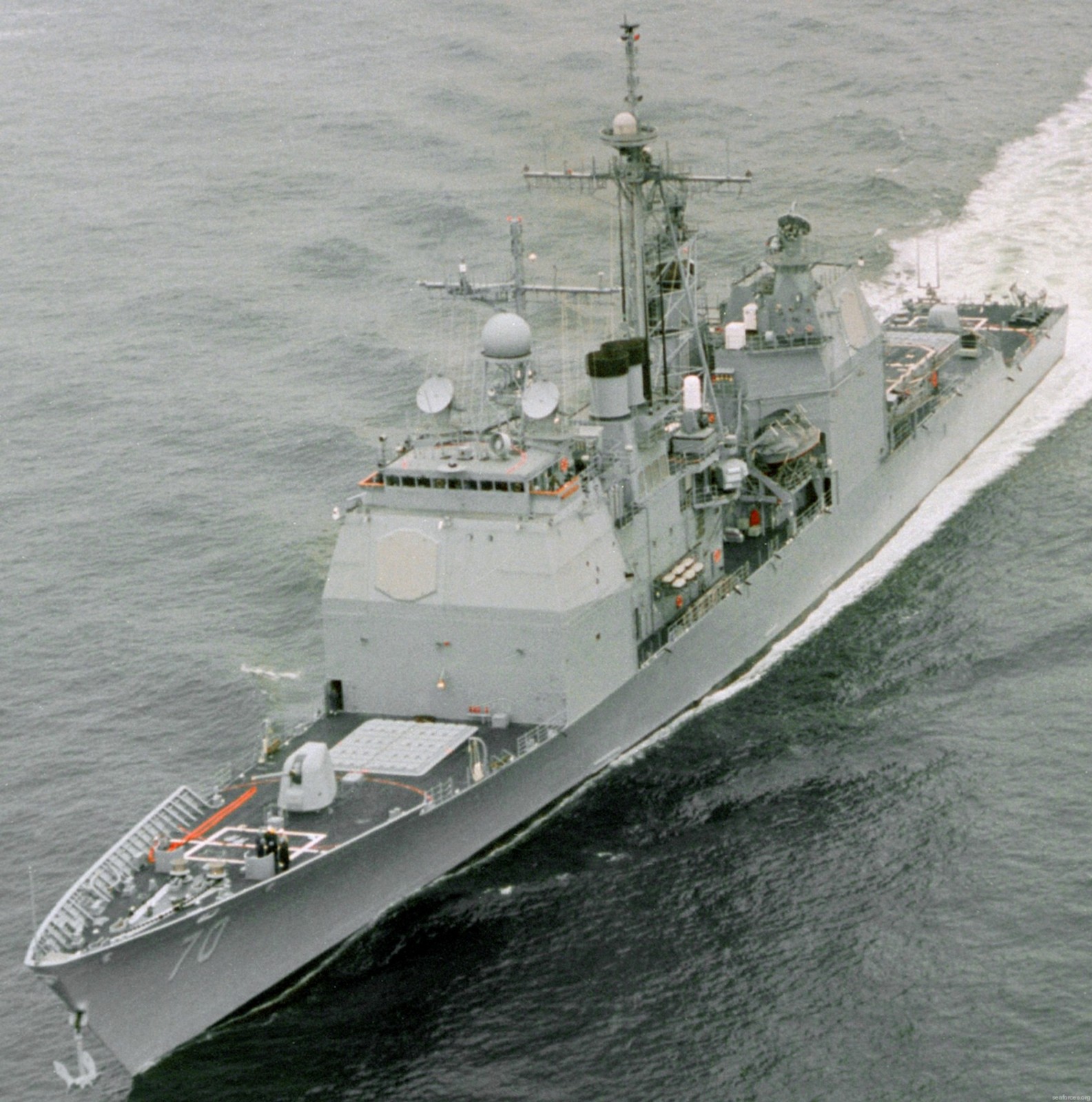 cg-70 uss lake erie ticonderoga class guided missile cruiser navy 77
