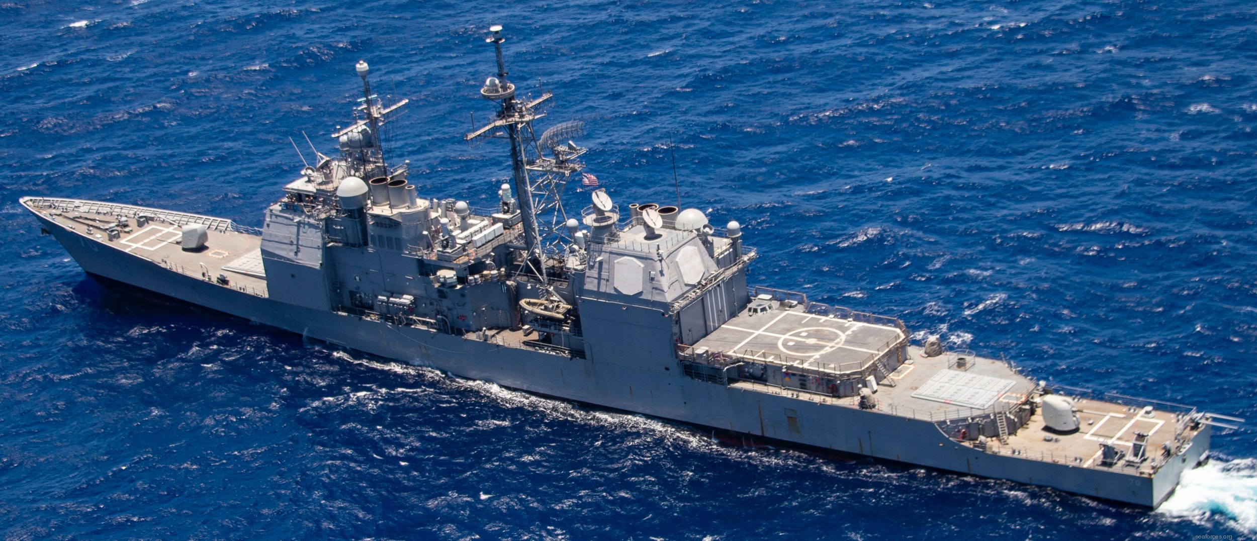 cg-70 uss lake erie ticonderoga class guided missile cruiser navy 116 exercise rimpac 2018