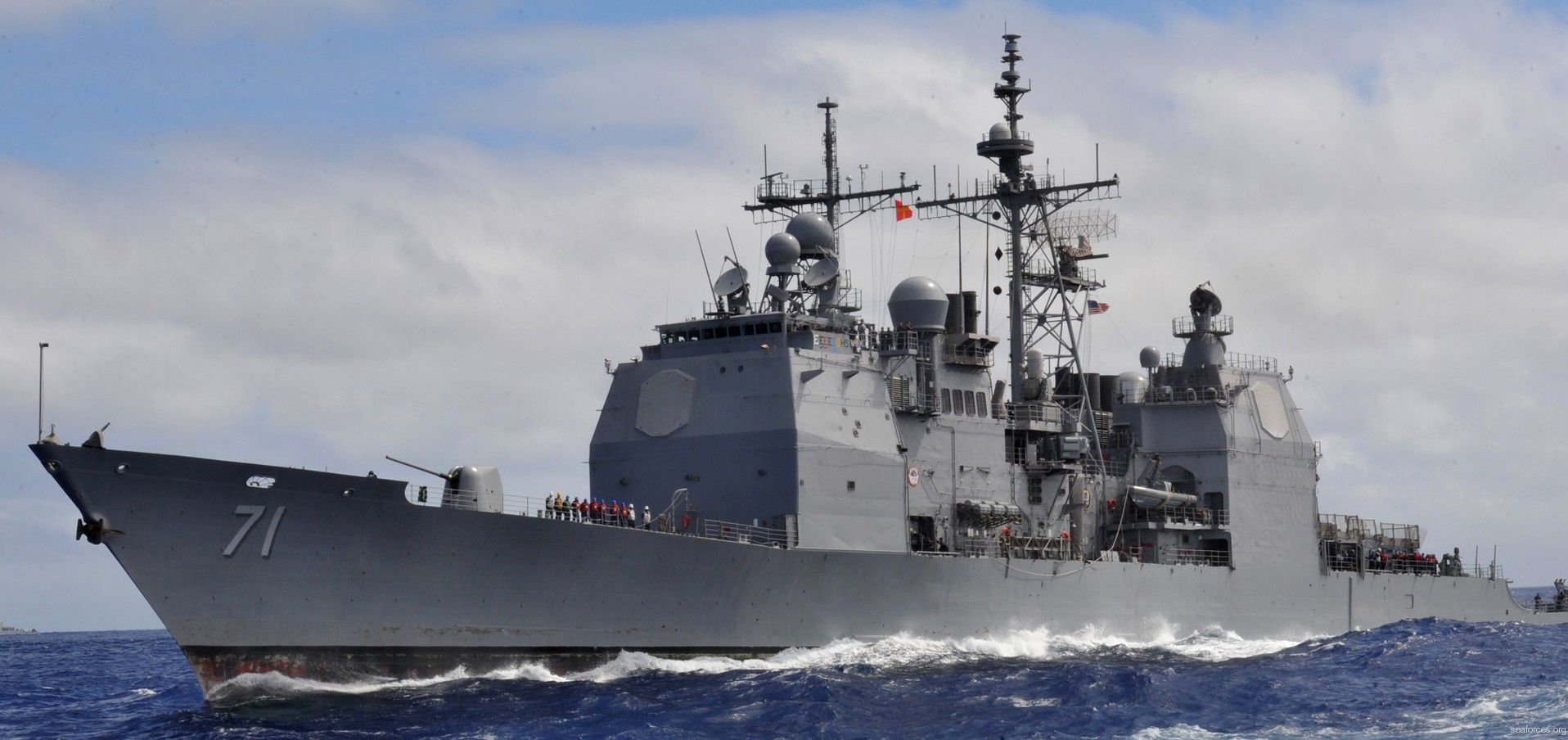 cg-71 uss cape st. george ticonderoga class guided missile cruiser us navy 18 exercise koa kai 2014