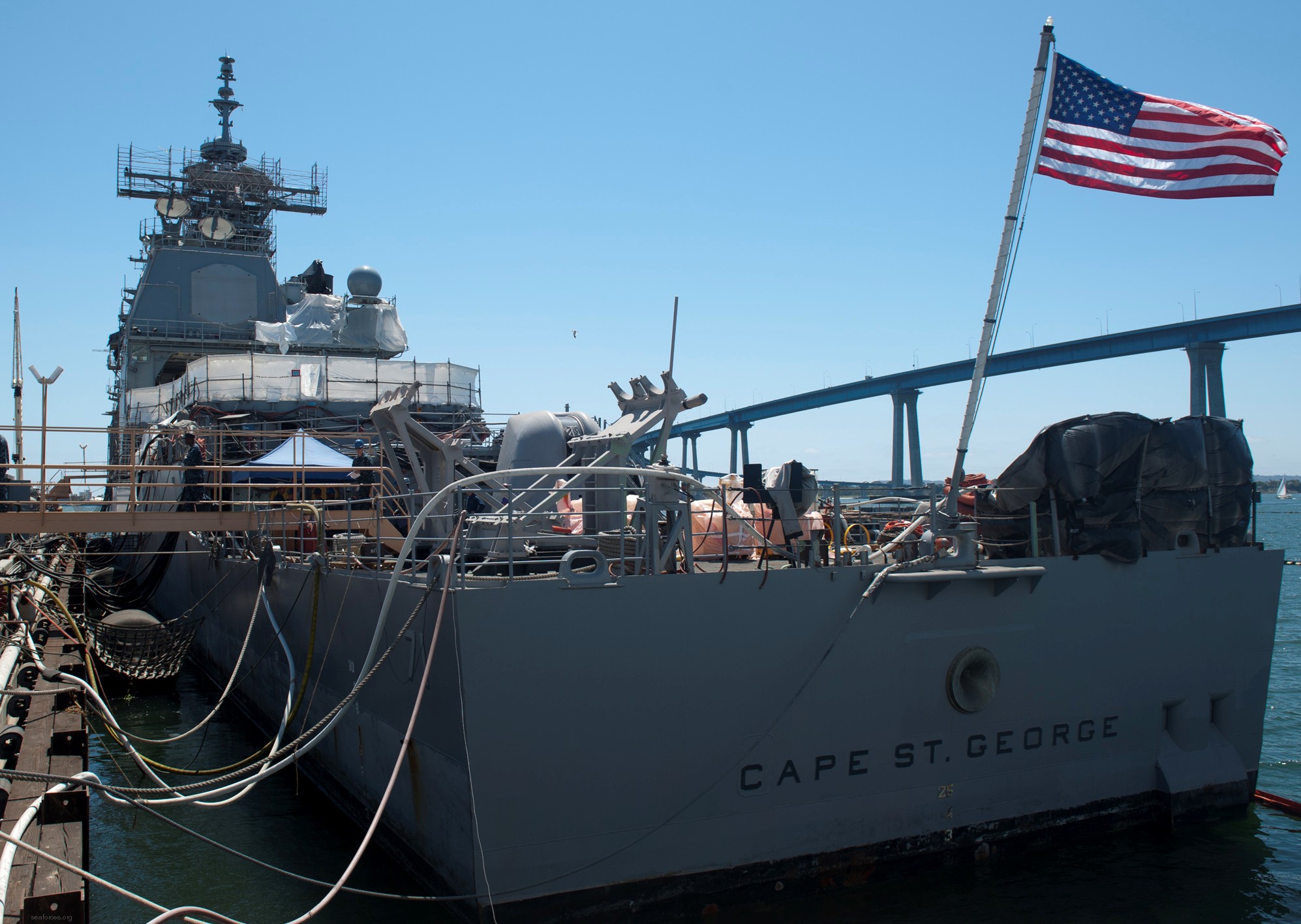 cg-71 uss cape st. george ticonderoga class guided missile cruiser us navy 47 san diego shipyard nassco