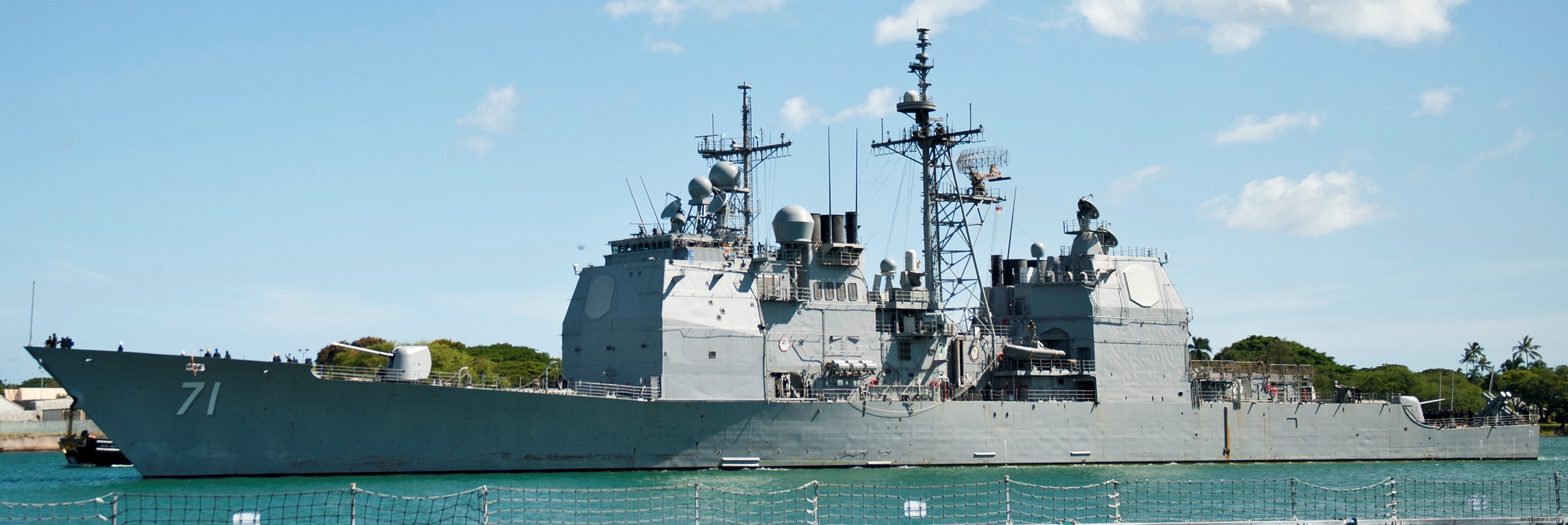 cg-71 uss cape st. george ticonderoga class guided missile cruiser us navy 69 pearl harbor hickam hawaii