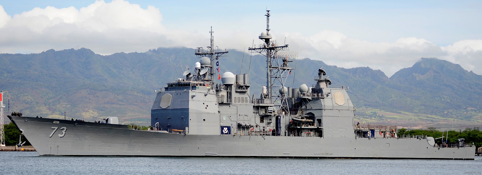 cg-73 uss port royal ticonderoga class guided missile cruiser navy 09 pearl harbor hawaii