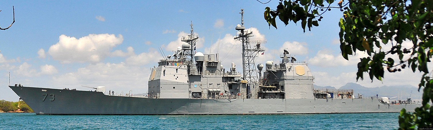 cg-73 uss port royal ticonderoga class guided missile cruiser navy 13 pearl harbor hickam hawaii homeport