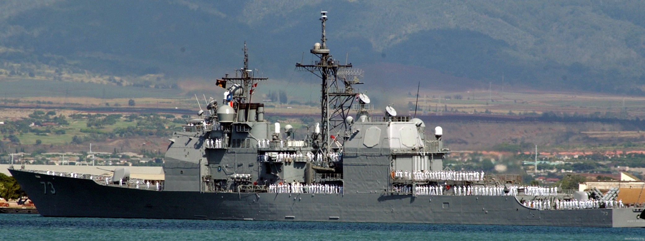 cg-73 uss port royal ticonderoga class guided missile cruiser navy 40