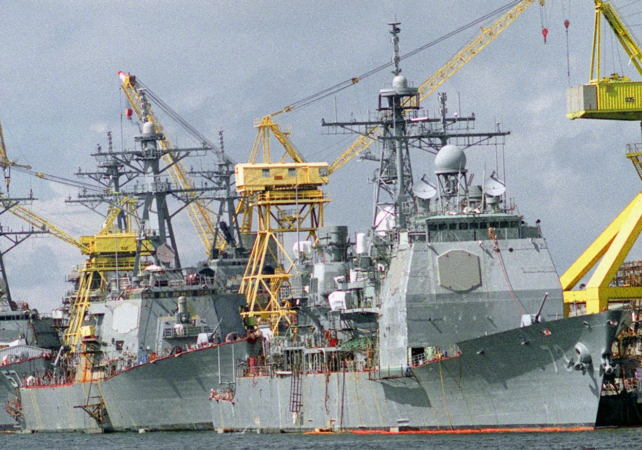 cg-73 uss port royal ticonderoga class guided missile cruiser navy 58 ingalls shipbuilding pascagoula mississippi