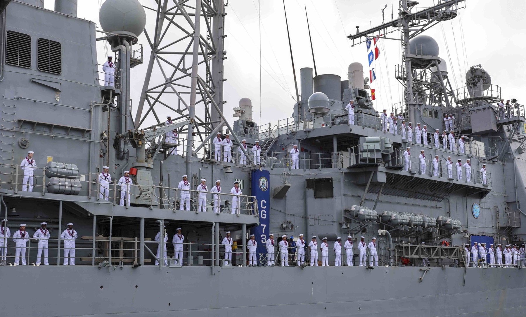 cg-73 uss port royal ticonderoga class guided missile cruiser aegis us navy pearl harbor hickam hawaii 71