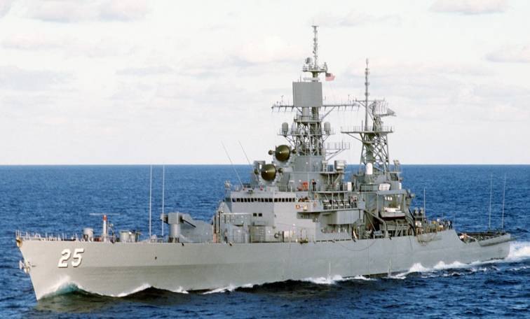 USS Bainbridge CGN DLGN 25 guided missile cruiser - US Navy