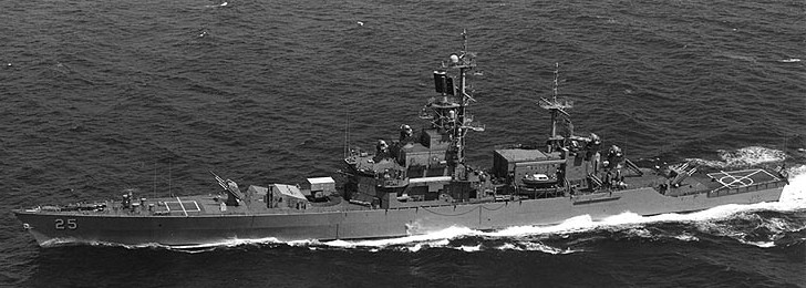 USS Bainbridge CGN DLGN 25 guided missile cruiser - US Navy