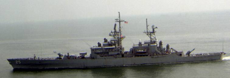USS Bainbridge CGN 25 - Atlantic Ocean 1987