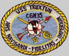 USS Truxtun CGN 35 - patch crest insingia