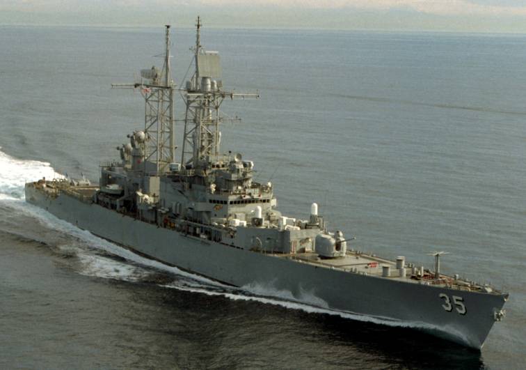 USS Truxtun CGN 35 guided missile cruiser - US Navy