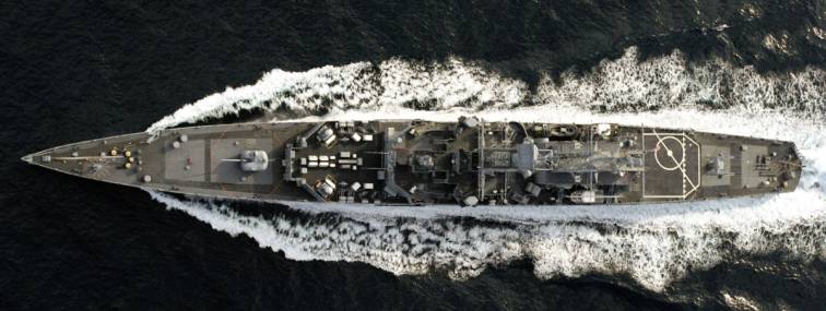 USS Truxtun CGN 35 - Pacific Ocean 1989