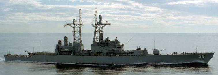 USS Truxtun CGN 35 - Pacific Ocean 1989