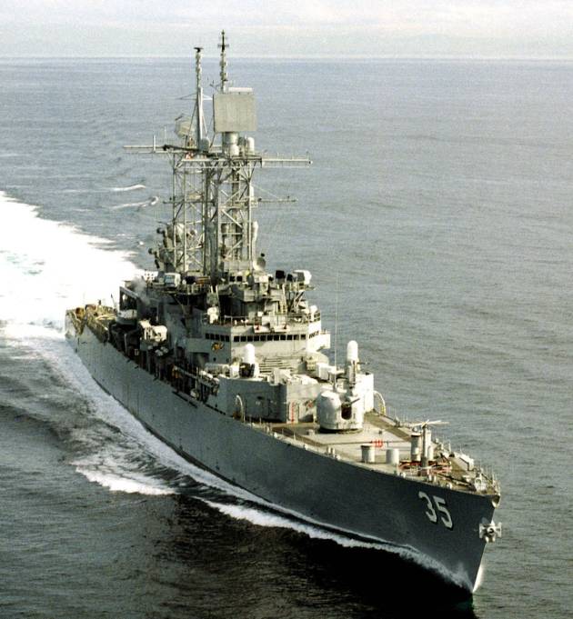 USS Truxtun CGN 35 - Pacific Ocean 1989