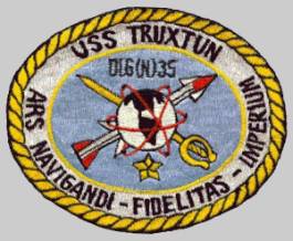 USS Truxtun DLGN 35 - patch crest insignia
