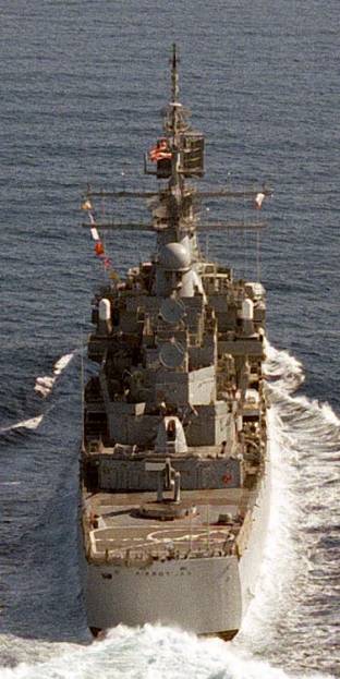 USS California CGN 36 - stern view
