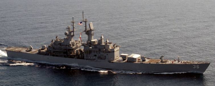 USS California CGN 36 - Pacific Ocean 1986