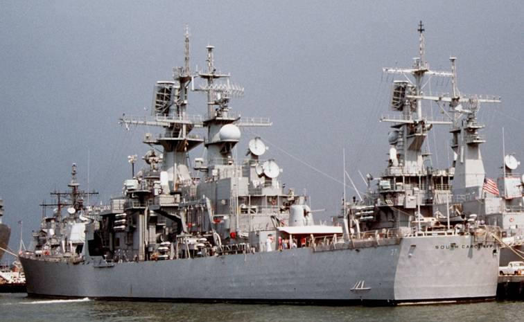 USS South Carolina CGN 37 - Norfolk Naval Station 1994