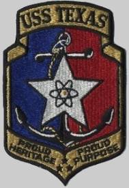 USS Texas CGN 39 - patch crest insignia