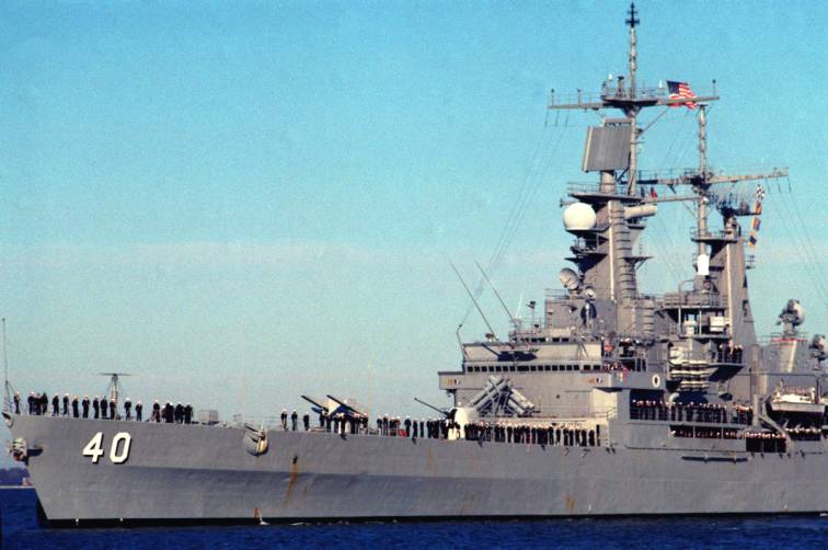 USS Mississippi CGN 40 - Naval Station Norfolk, Virginia 1989