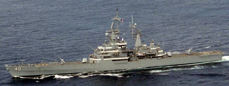 USS Mississippi CGN 40 underway 1986