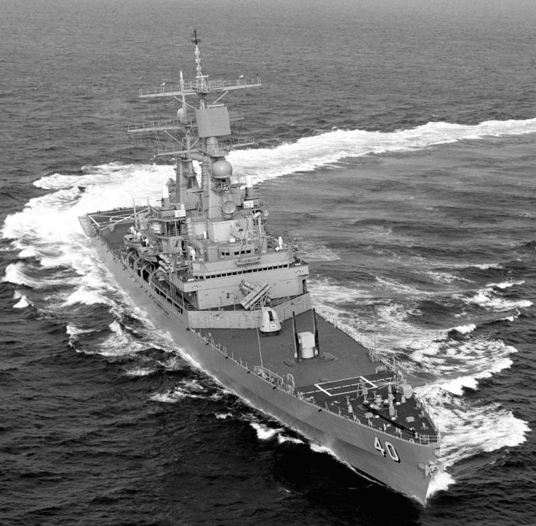 USS Mississippi CGN 40 - Virginia class guided missile cruiser 1984