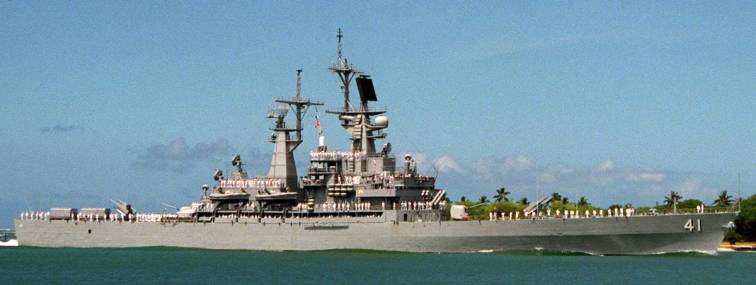 USS Arkansas CGN 41 - Pearl Harbor, Hawaii 1991