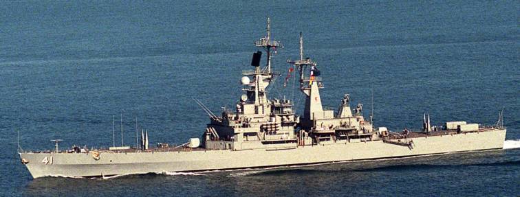 USS Arkansas CGN 41 San Diego, California 1986
