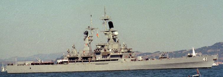 USS Arkansas CGN 41 - San Francisco Bay 1985