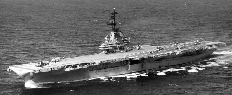 cvs-10 uss yorktown aircraft carrier us navy 1963