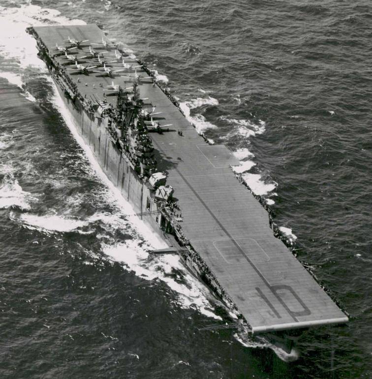 cv-10 uss yorktown 1943