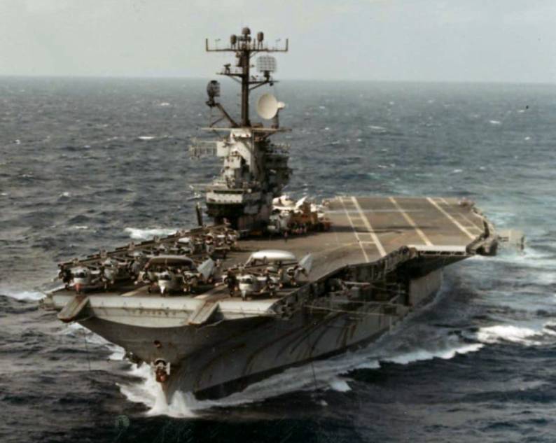cvs 11 uss intrepid aircraft carrier essex class us navy