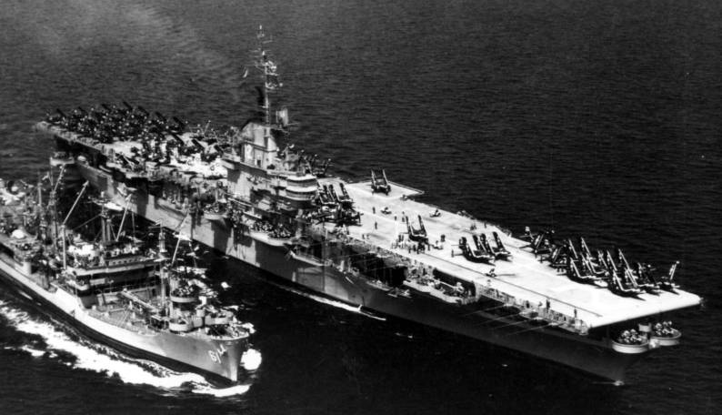 cva 12 uss hornet cvg-9 1954