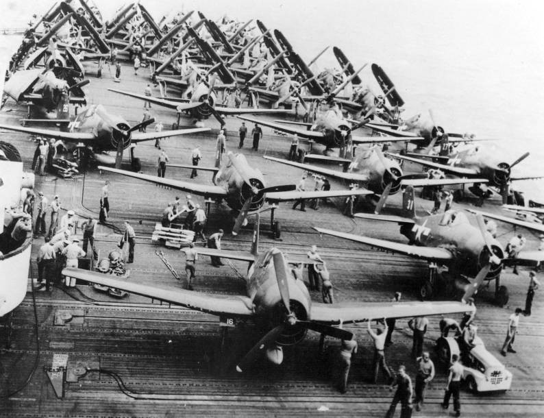 cv-13 uss franklin air group 13 1944