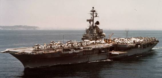 cva cvs 14 uss ticonderoga essex class aircraft carrier us navy newport news shipbuilding