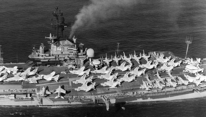 cva-14 uss ticonderoga carrier air wing cvw-16