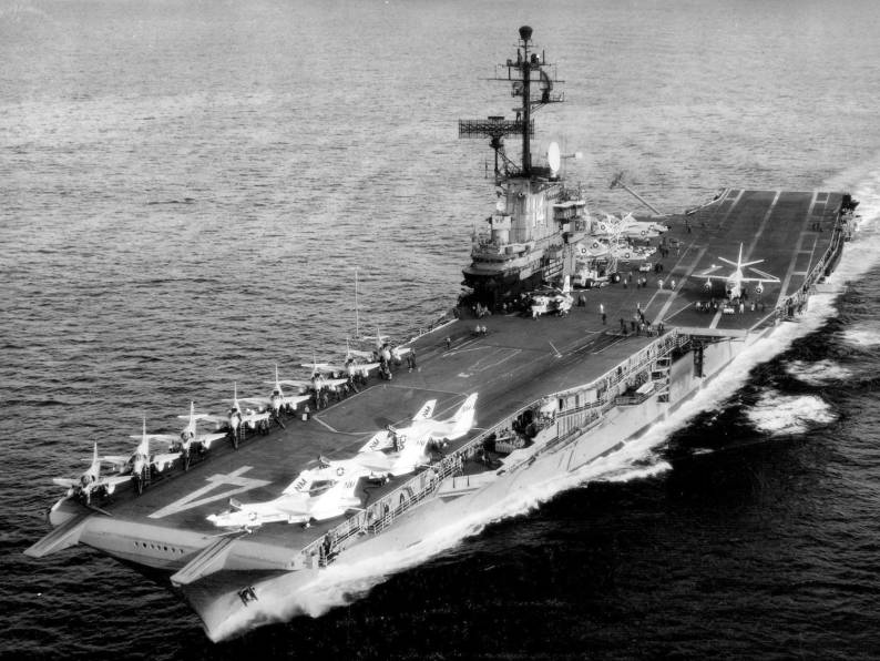 cva-14 uss ticonderoga aircraft carrier cvw-19 1967