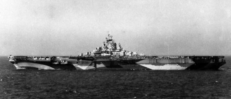 cv-15 uss randolph essex class aircraft carrier us navy 1944