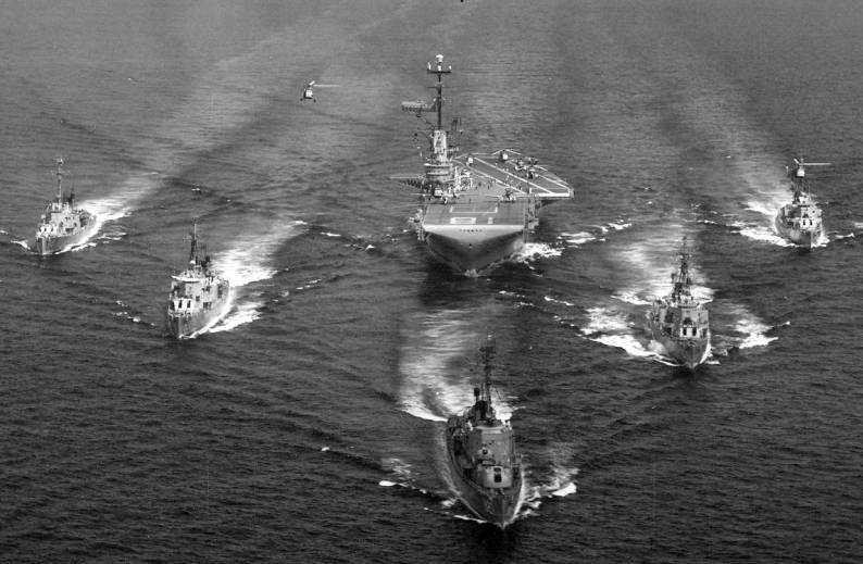 cva cvs 18 uss wasp task group bravo 1961
