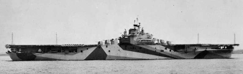 cv 18 uss wasp camouflage 1944