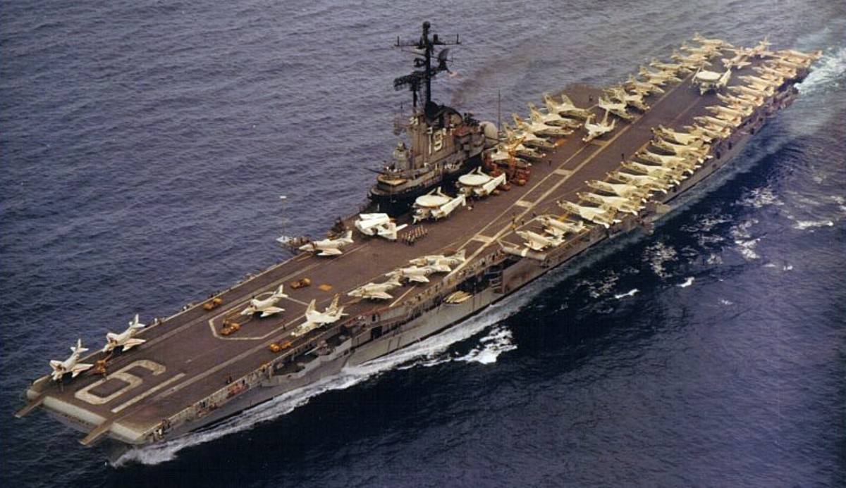 cva-19 uss hancock cv essex class aircraft carrier air wing cvw-21 us navy 21