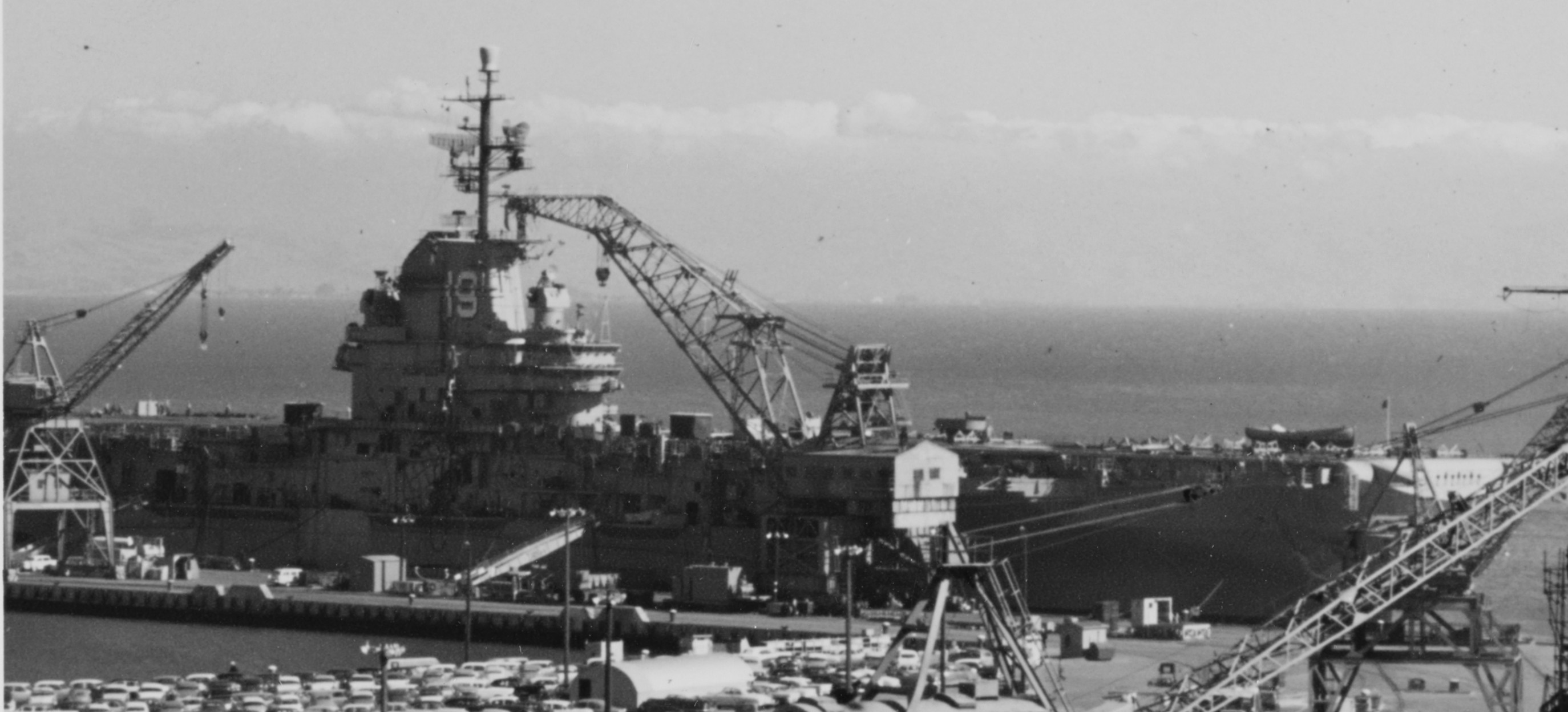 cva-19 uss hancock cv essex class aircraft carrier san francisco naval shipyard 47