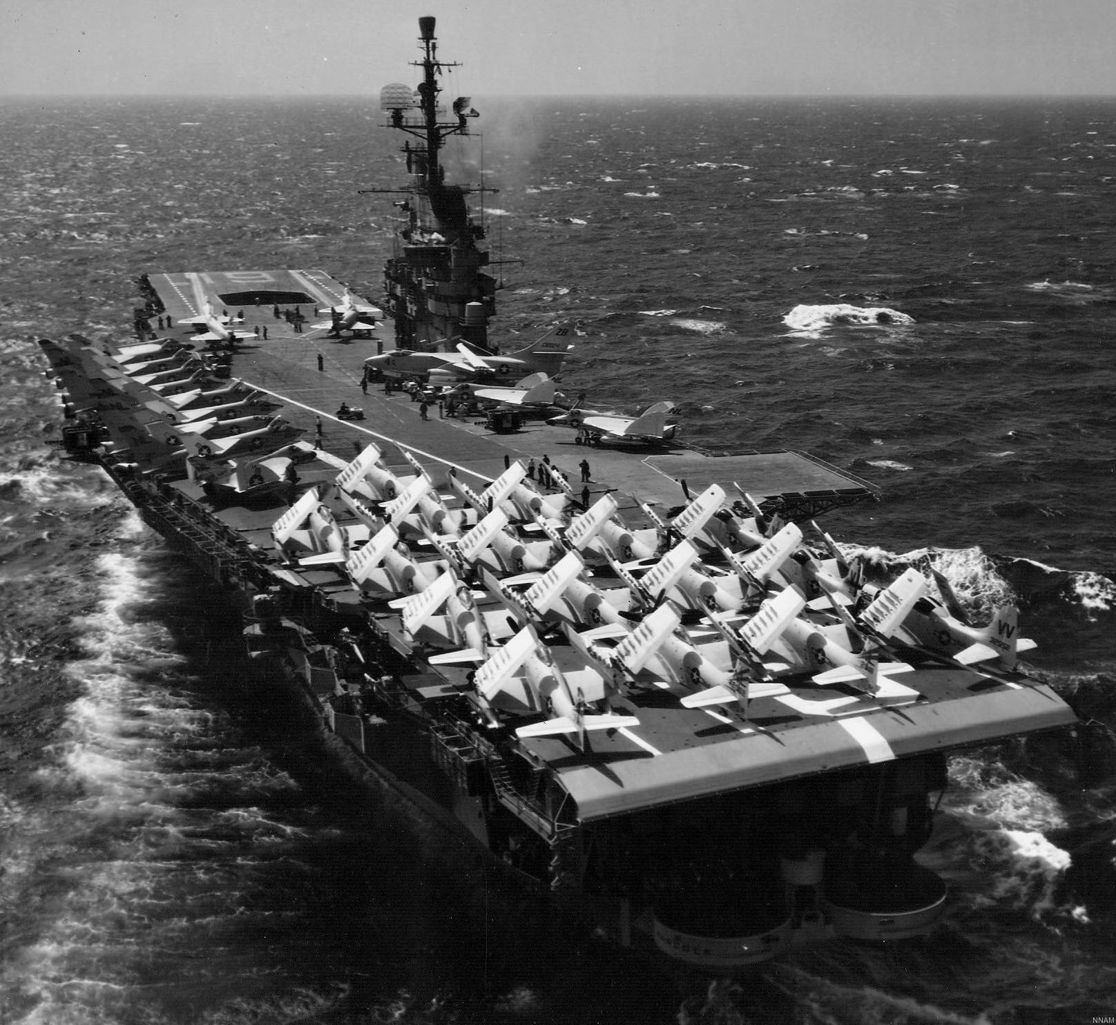 cva-19 uss hancock cv essex class aircraft carrier air group cvg-15 us navy 61