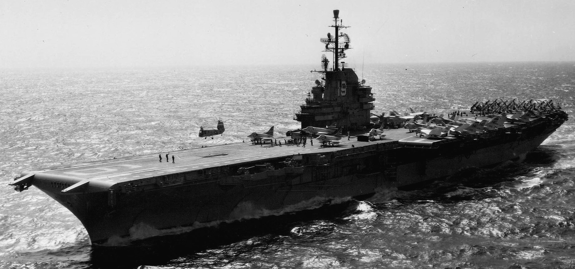 cva-19 uss hancock cv essex class aircraft carrier air group cvg-15 us navy 66