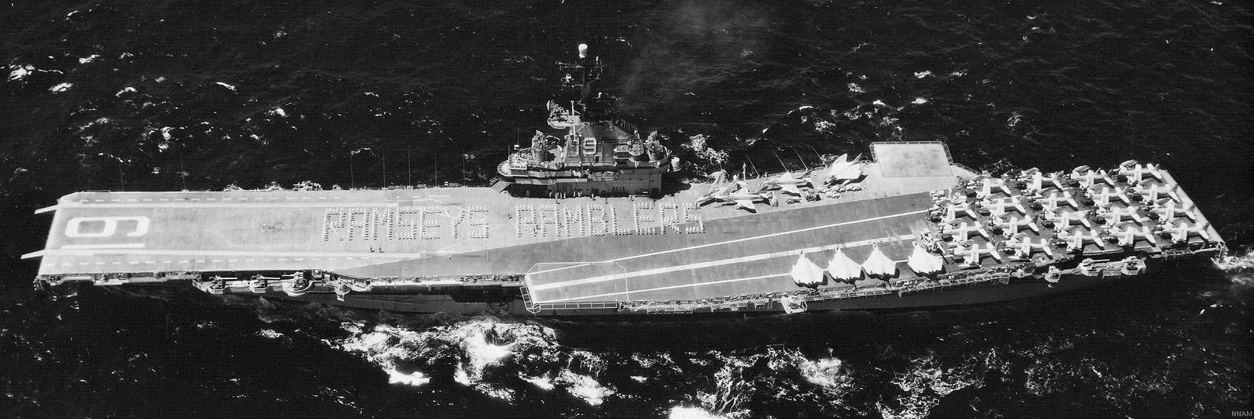 cva-19 uss hancock cv essex class aircraft carrier air group cvg-15 us navy 67