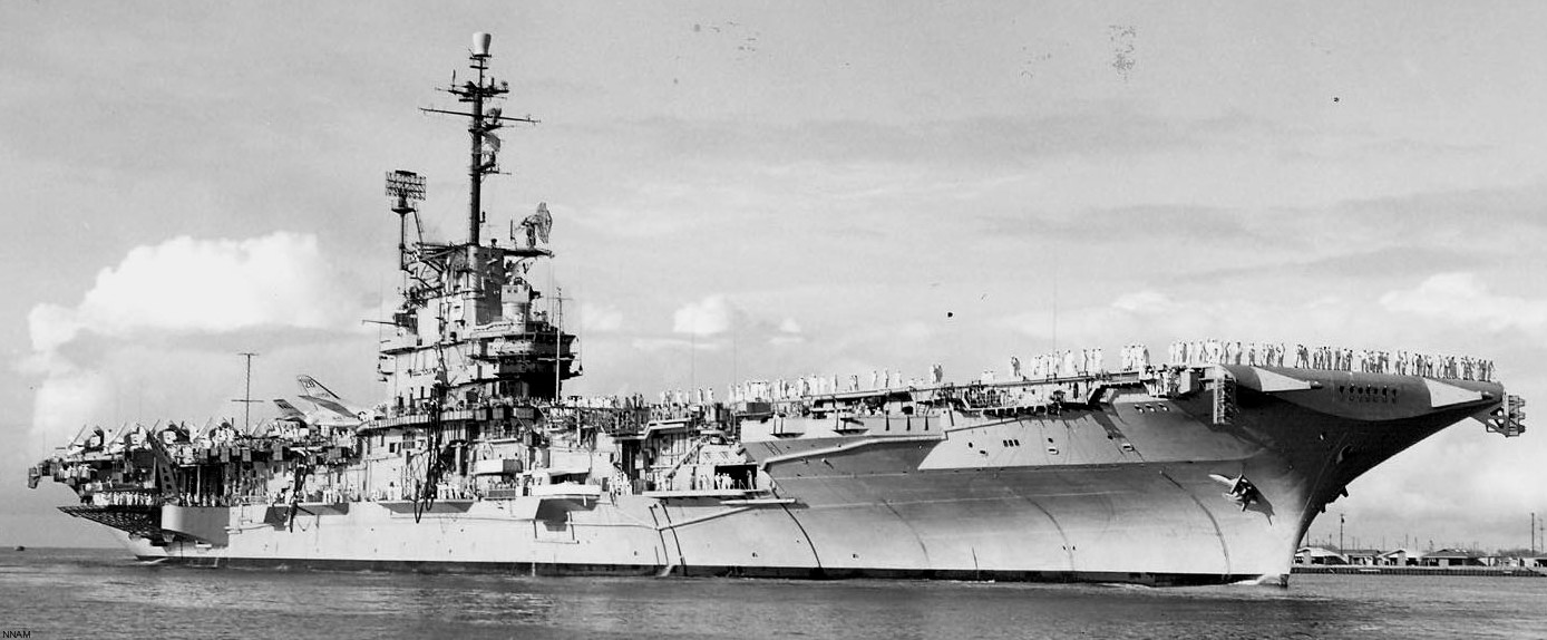 cva-19 uss hancock cv essex class aircraft carrier air group cvg-15 us navy 70