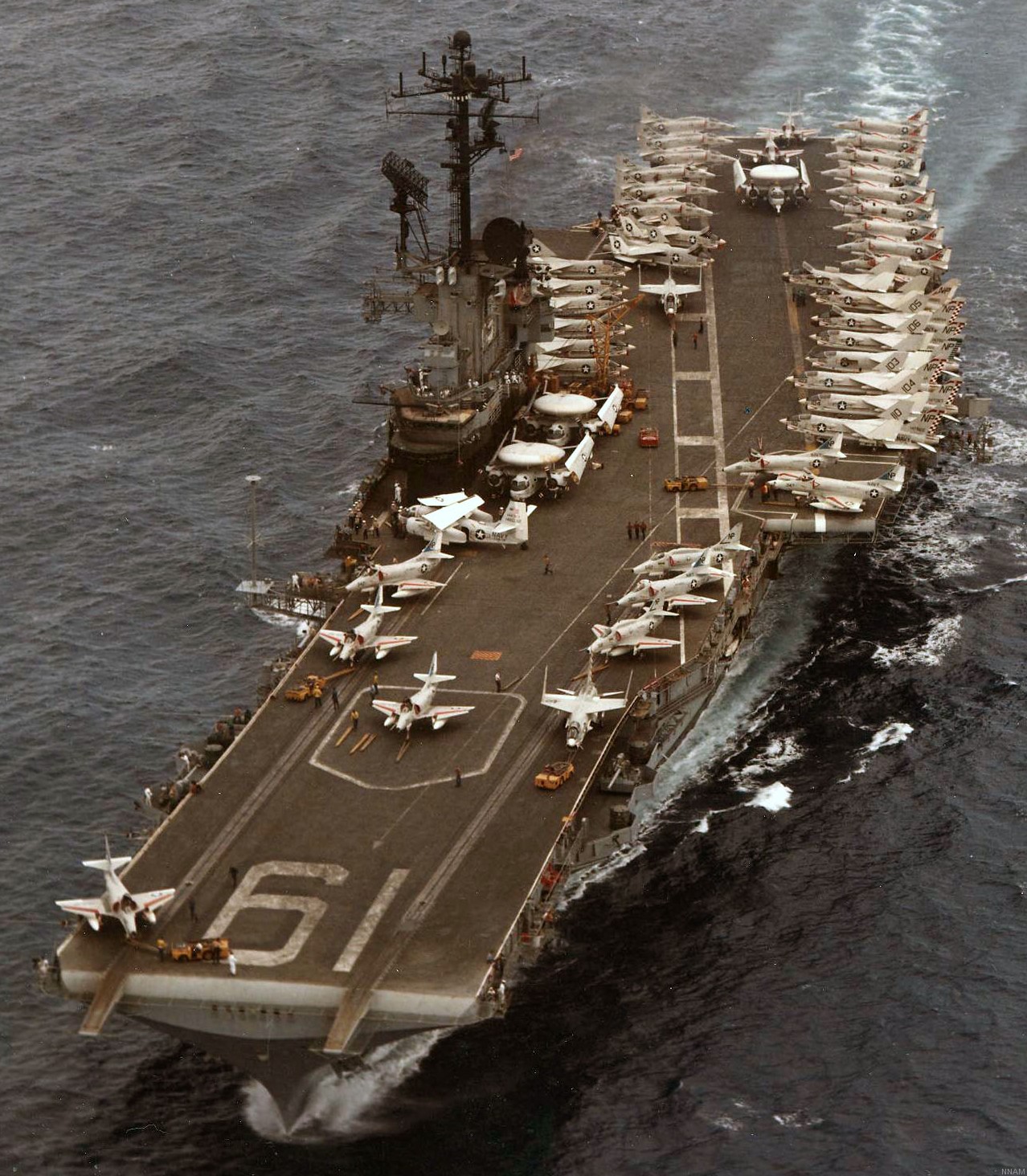 cva-19 uss hancock cv essex class aircraft carrier air wing cvw-21 us navy 86