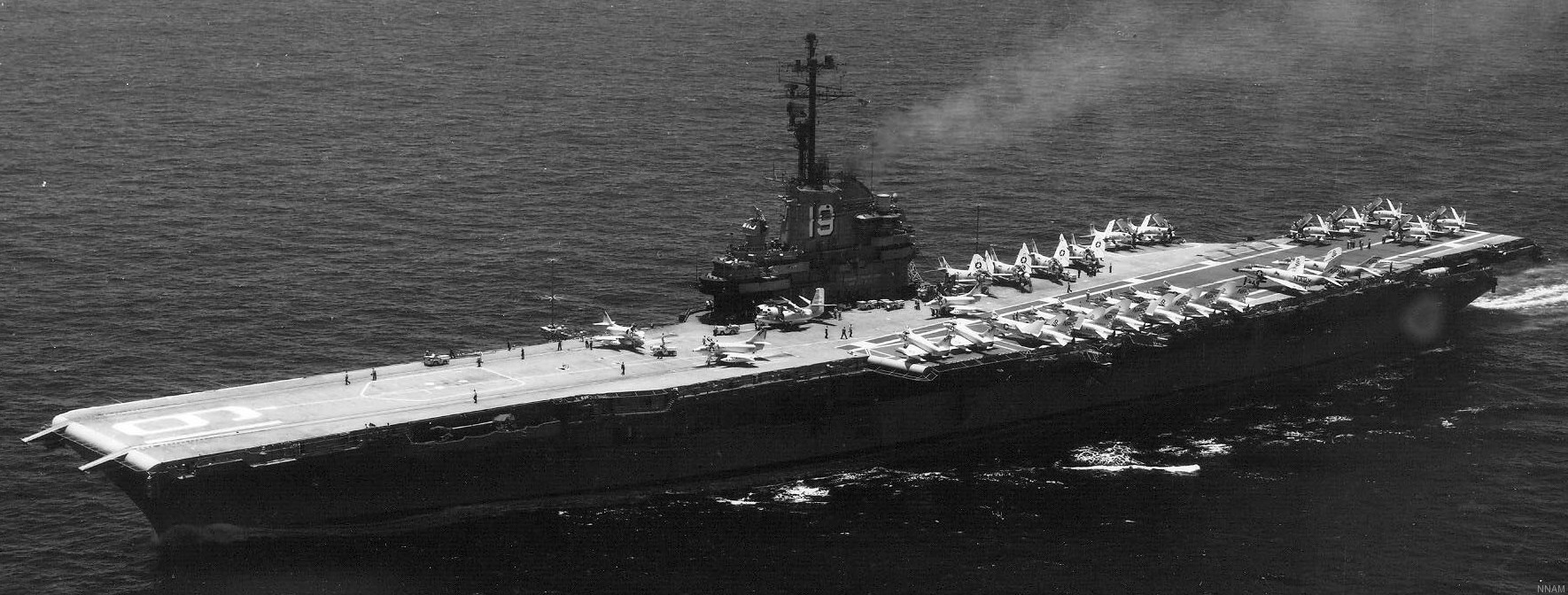 cva-19 uss hancock cv essex class aircraft carrier air group cvg-21 us navy 88