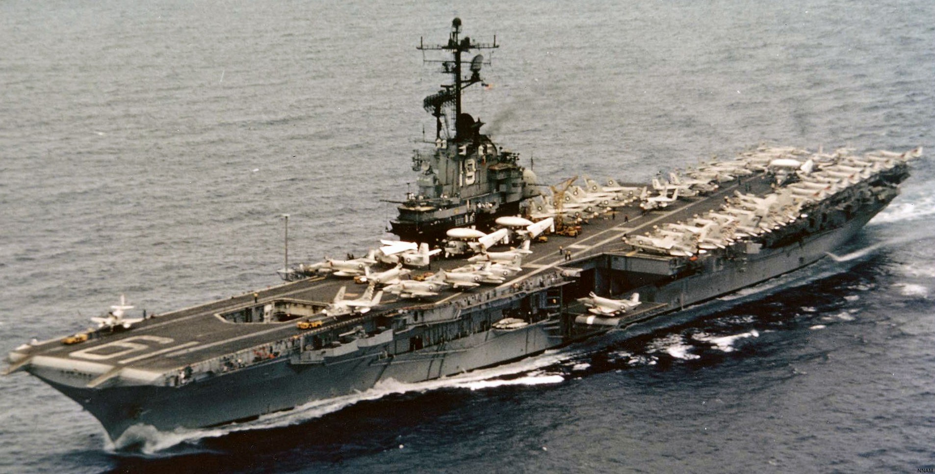 cva-19 uss hancock cv essex class aircraft carrier air wing cvw-21 us navy 95